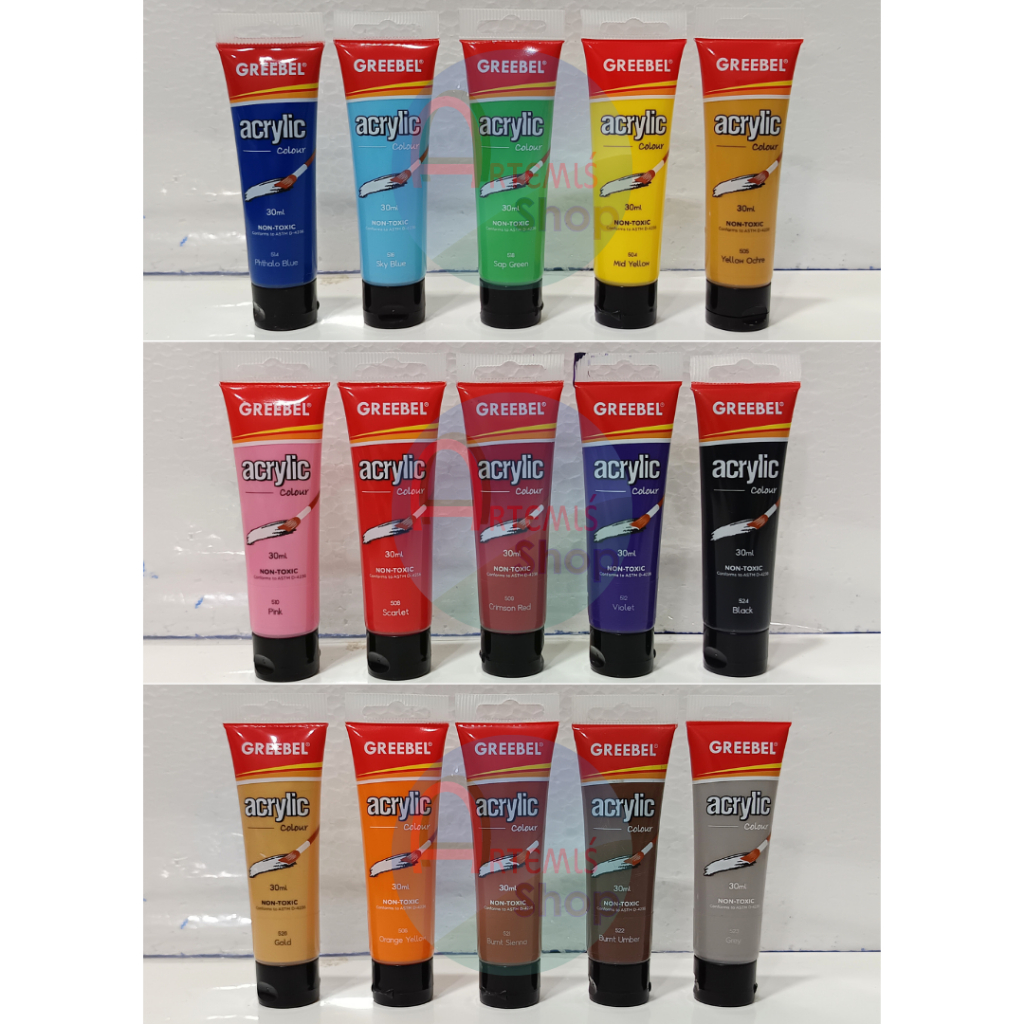 

Cat Akrilik / Acrylic Colour GREEBEL 30 ml