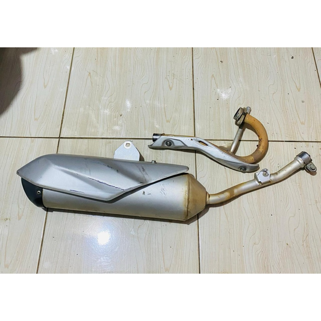 Knalpot klx150 bf original copotan motor