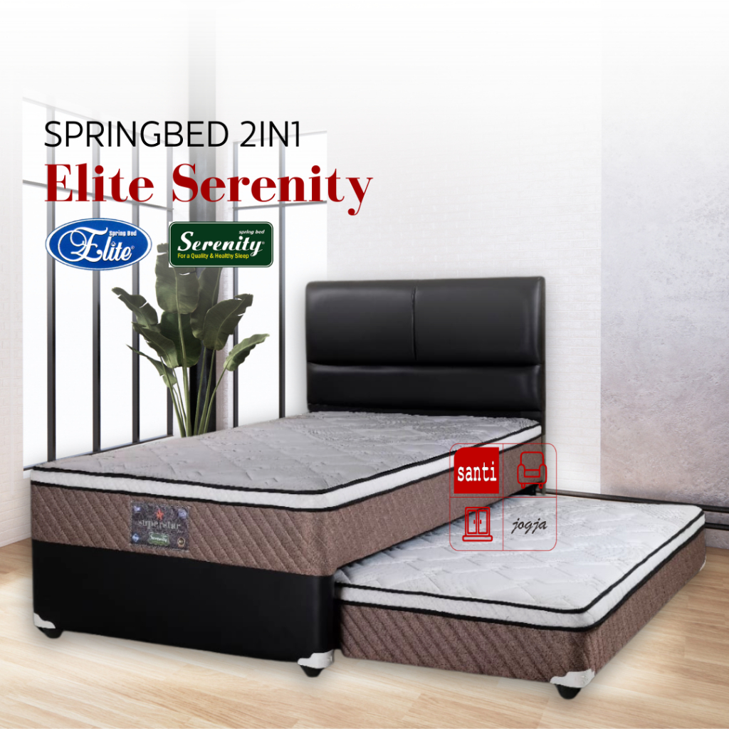 Springbed 2 in 1 elite serenity set 100x200