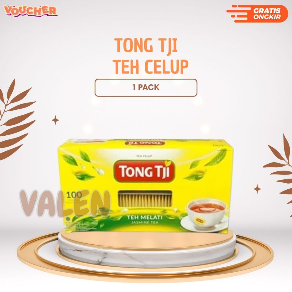 

Tong Tji Jasmine Tea Teh Celup Dgn Amplop 1 pack 2 gr x 100 teabags Air Bag