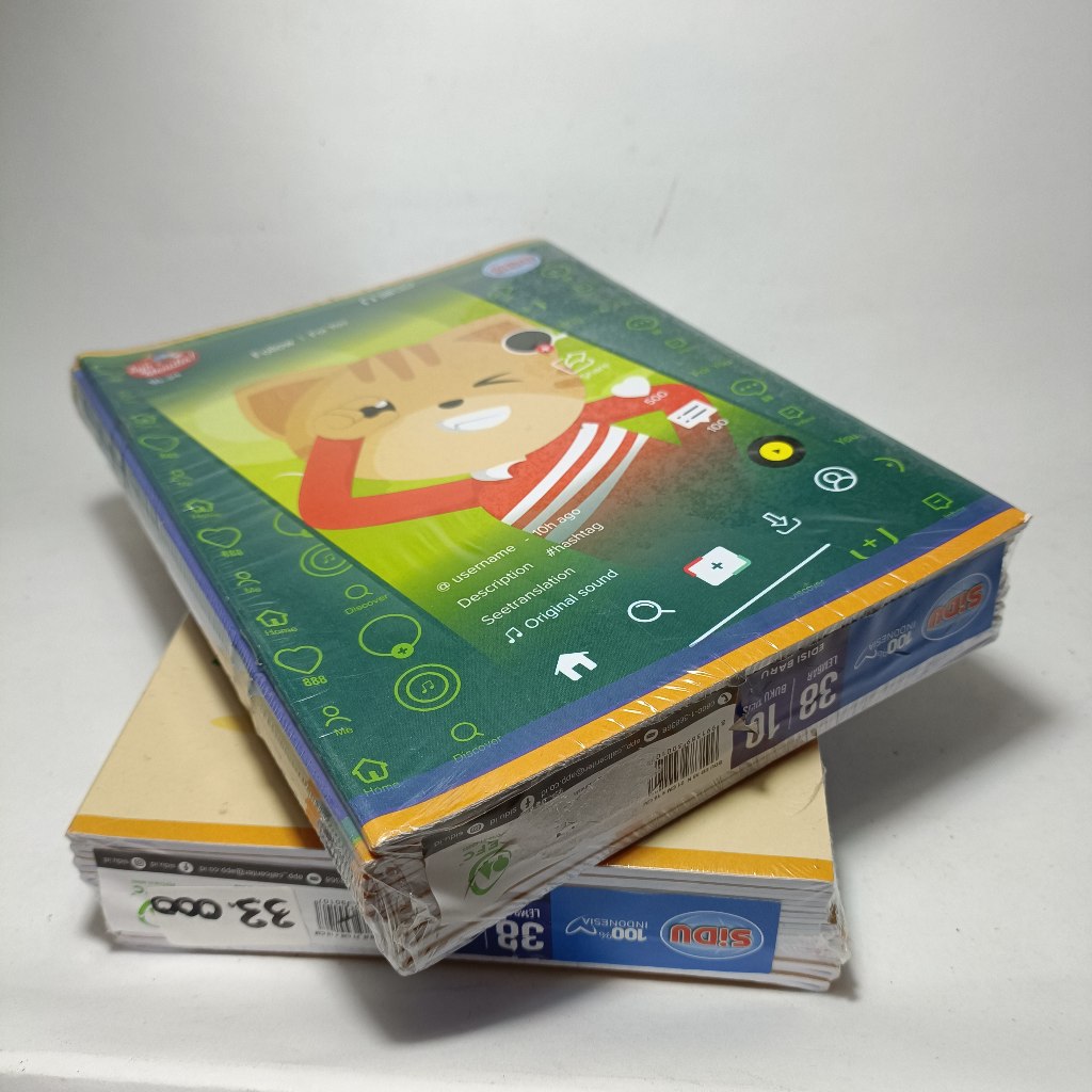 

20 pcs(2 Pak) Buku Tulis Sidu Isi 38 lembar (Sidu, Vision, Best One)