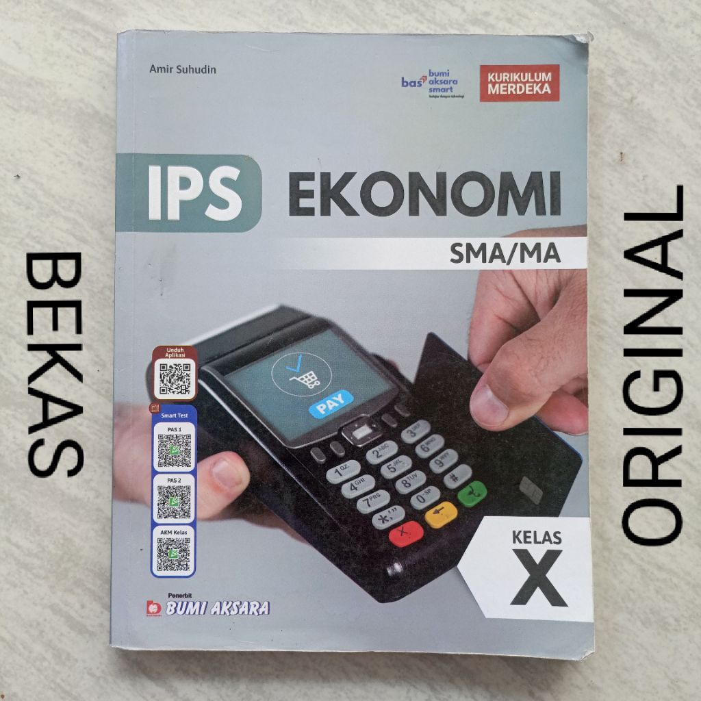 Buku IPS Ekonomi Kelas 10 X 1 I SMA MA Penerbit Bumi Aksara Kurikulum Merdeka Ilmu Pengetahuan Sosia