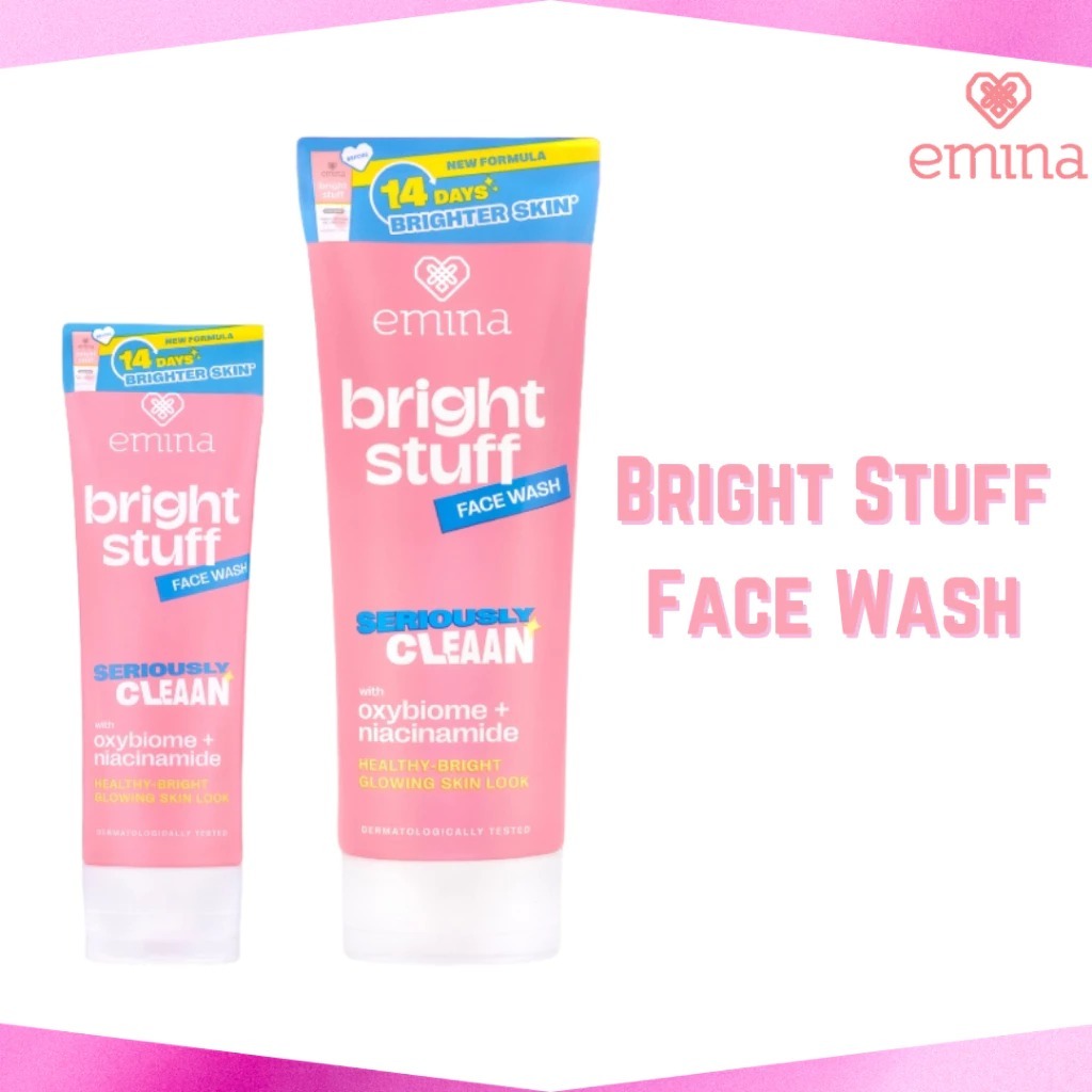 Emina Bright Stuff Face Wash 50ml(100% Original) / Sabun Cuci Muka Emina