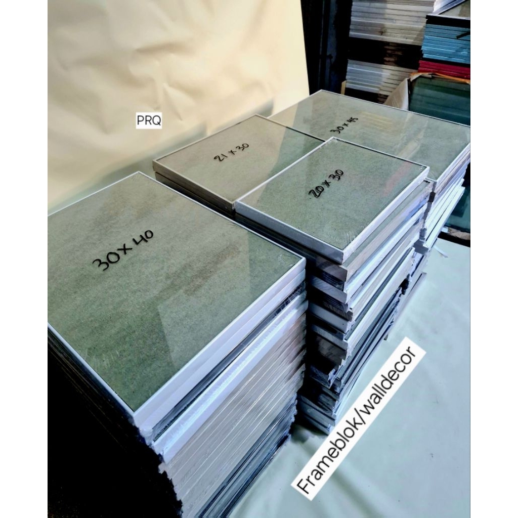 Frameblok / figura walldecor /Tanpa kaca a4, 10rs, 12R, 12Rs,