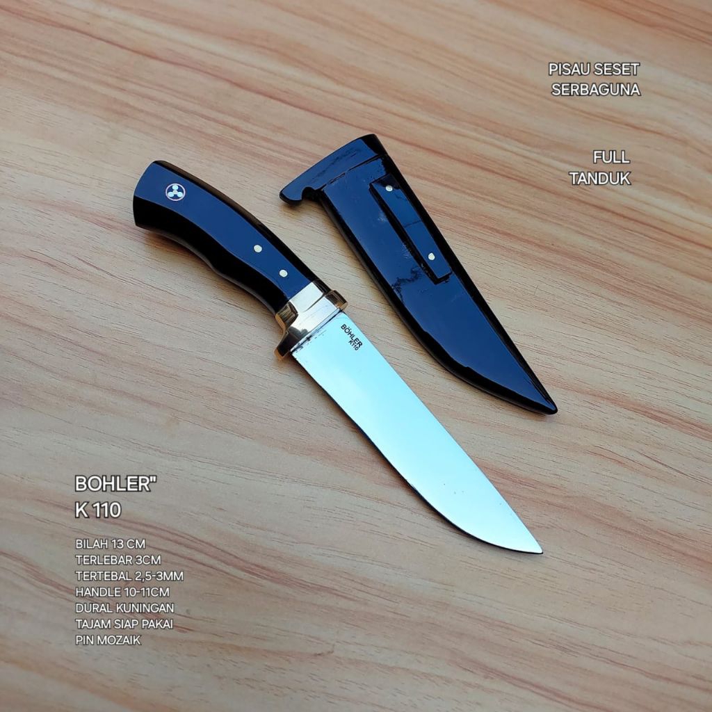 PISAU DAGING PISAU SESET KULIT BAJA BOHLER TAJAM