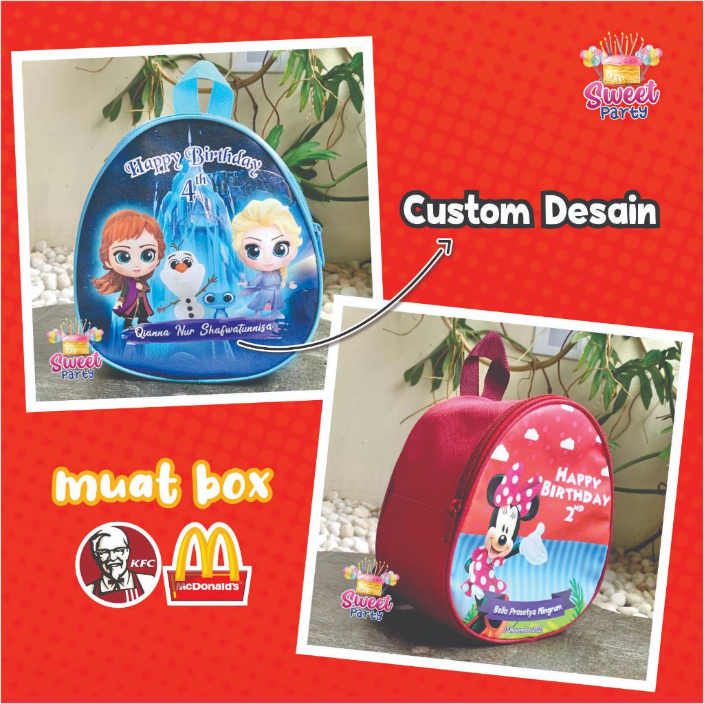 

Eggy Bag Tas Ulang Tahun Anak Telur Custom Goodybag Ultah Premium Birthday TK PAUD
