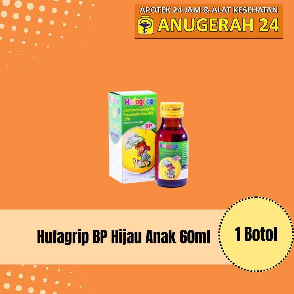 Hufagrip Batuk Pilek Hijau 60ml