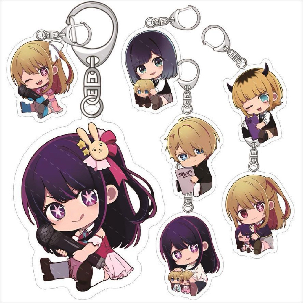 BLANJA.ids GANTUNGAN KUNCI AKRILIK ANIME OSHI NO KO / GANCI AKRILIK ACRYLIC KEYCHAIN OSHINOKO/  GANC