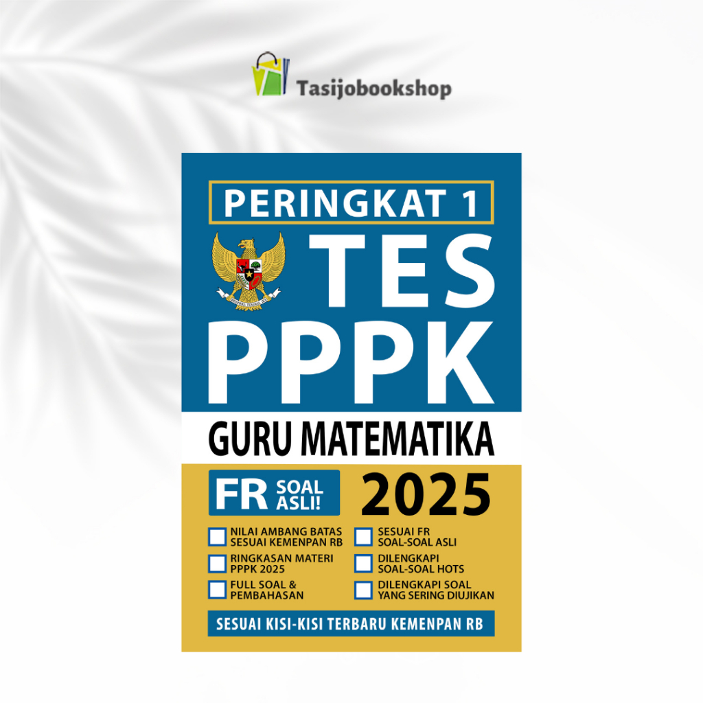 PERINGKAT 1 TES PPPK GURU MATEMATIKA 2025