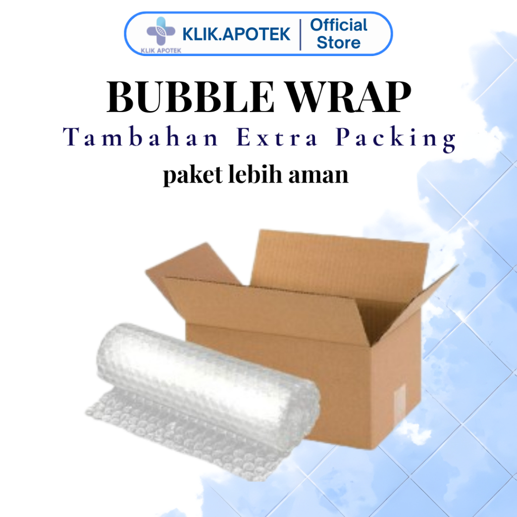 

Tambahan Extra Packing Bubble Wrap Agar Paket Lebih Aman