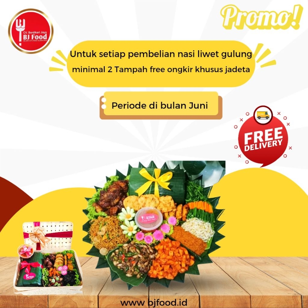 

Nasi Liwet Gelar/Nasi gulung/Nasi Liwet Hampers 10 porsi