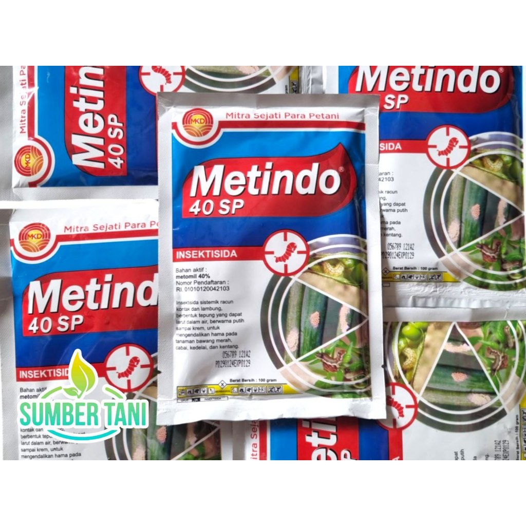 

Metindo 40 SP Insektisida | 100 Gram | Ampuh Atasi Ulat,Lembing,Belalang