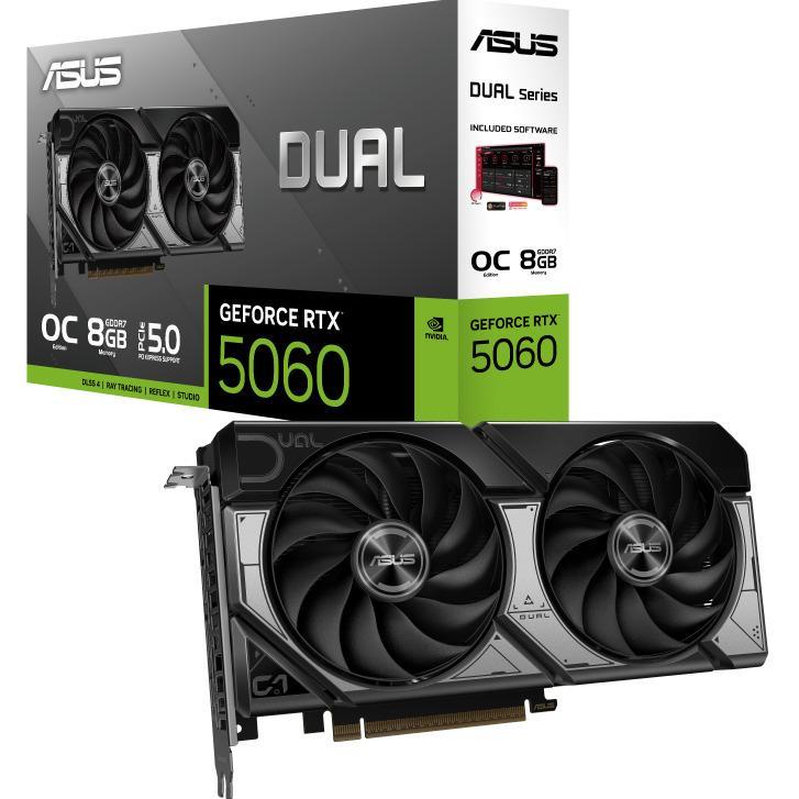 ASUS DUAL GEFORCE RTX 5060 OC EDITION 8GB GDDR7 DUAL-RTX5060-O8G