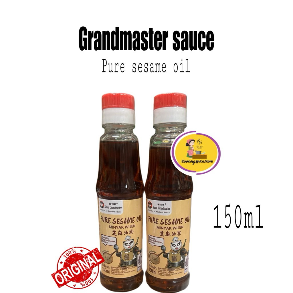 

Minyak wijen Grandmaster / pure sesame oil / Mayu 150ml