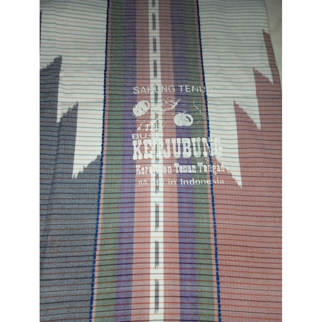 sarung ketjubung songket jadul second minus ringan