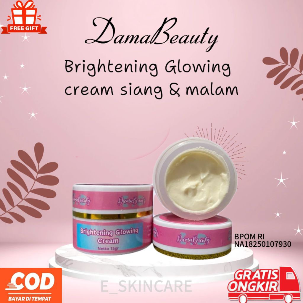 Dama Beauty Day & Night Cream Brightening Glowing Bumil Busui Aman Bpom