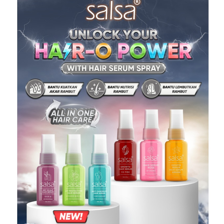 SALSA HAIR SERUM / SERUM RAMBUT / SALSA HAIR SERUM  80ml