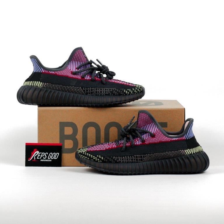 Sepatu Adidas Yeezy 350 Boost V2 Yecheil Casual Gym Olahraga Jogging Joging Pria Wanita Sneakers