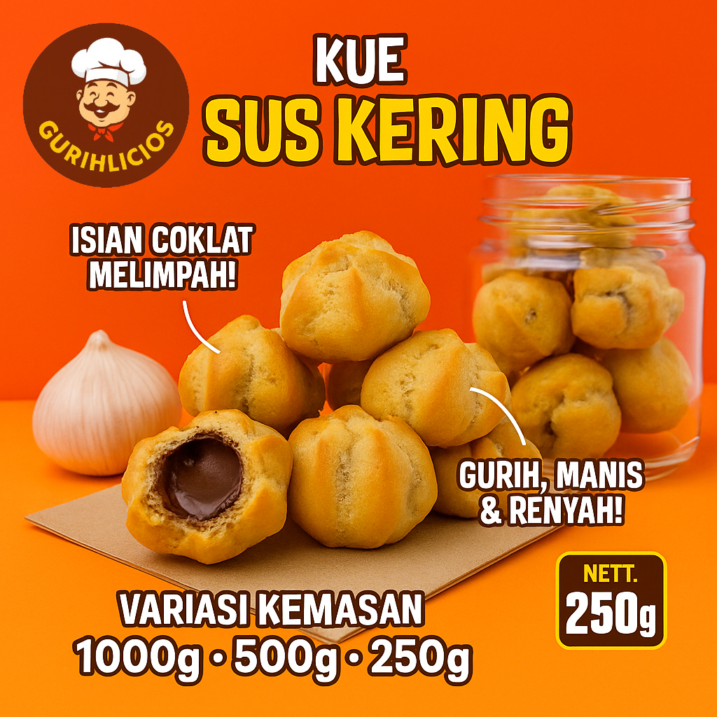 

Kue Sus Kering Coklat Premium Soes Coklat – Renyah, Lumer, & Gurih Harga Murah
