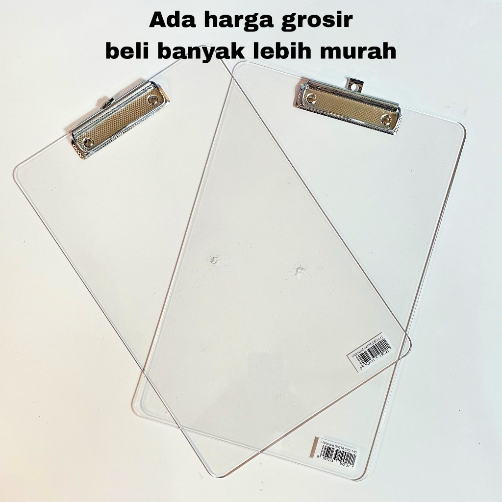 

MJ Clipboard Plastik MICROTOP CBG-145 / Papan Jalan / Clip board / Papan Ujian
