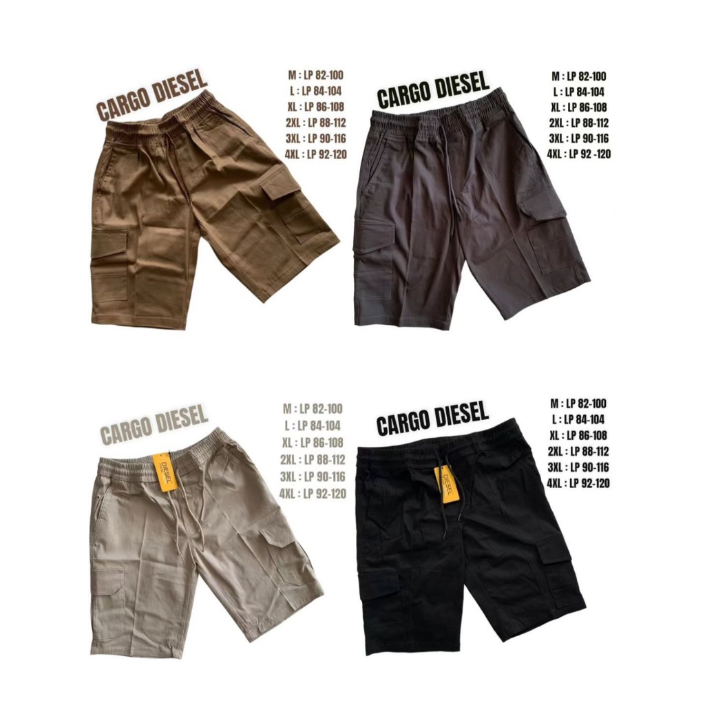 Celana Cargo Diesel Pendek