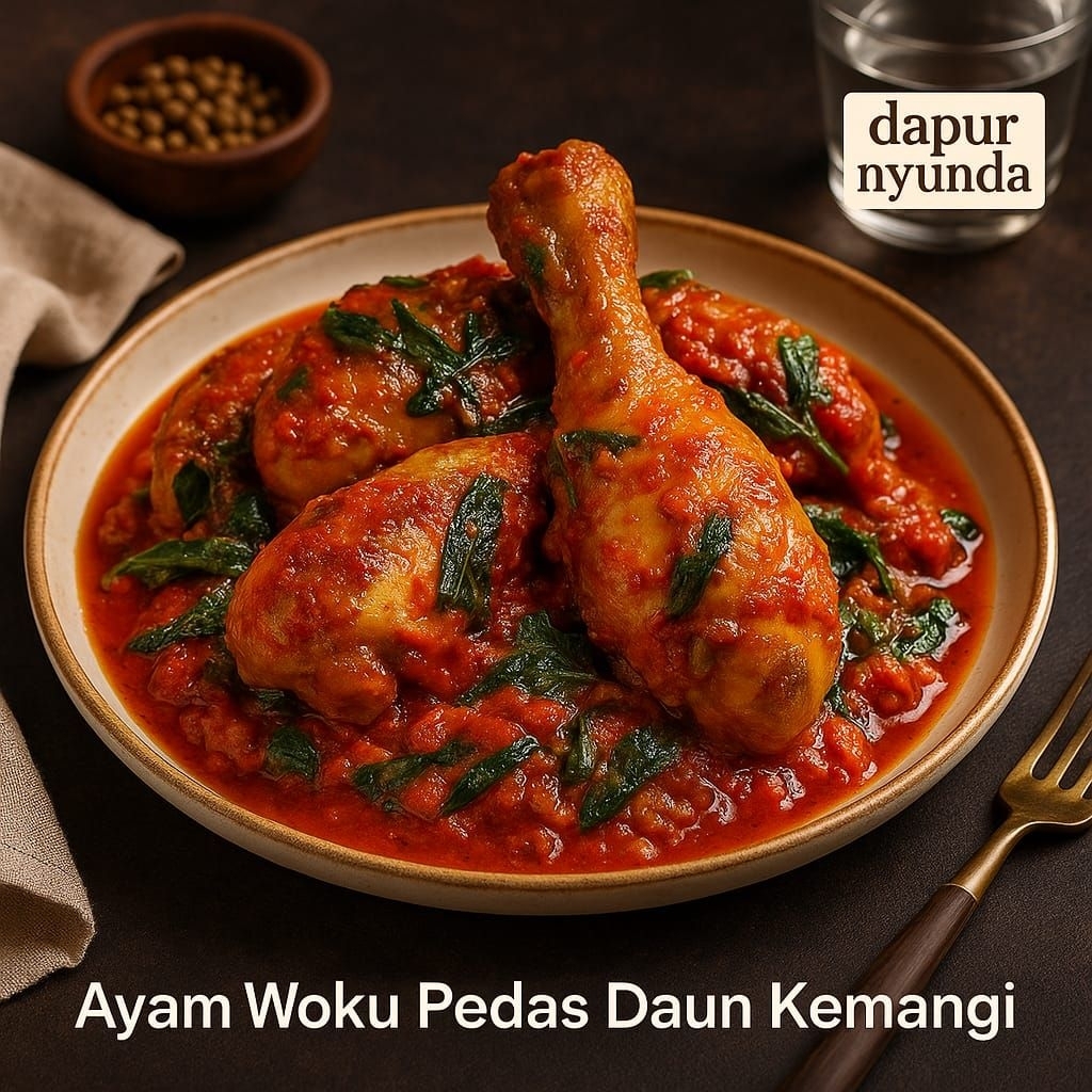 

Ayam Woku Pedas Daun Kemangi – Masakan Rumahan Siap Santap dari Dapur Nyunda | kemasan 1 kg isi 8 potong paha/dada