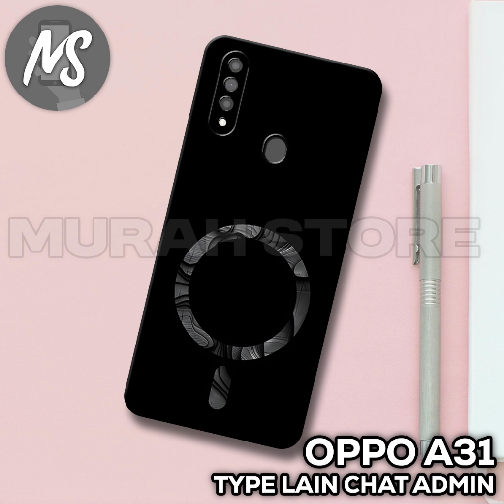Softcase karet OPPO A31 /MS31 motif MAGNETIC/case OPPO A31/casing OPPO A31 /silikon oppo A31