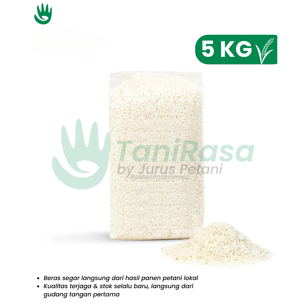 plastik vakum kemasan beras 5kg