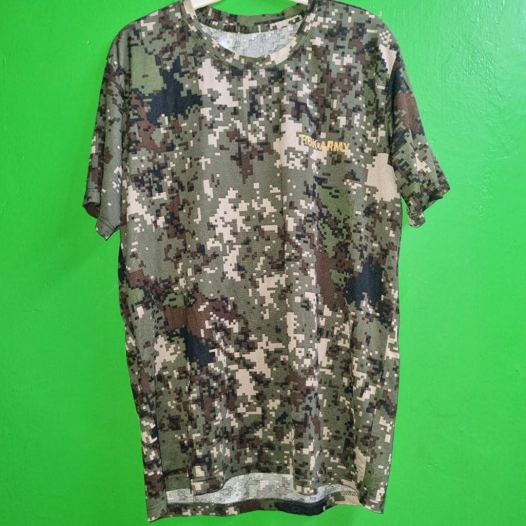 Kaos Loreng Granit Roka Army Loreng Korea Quickdry