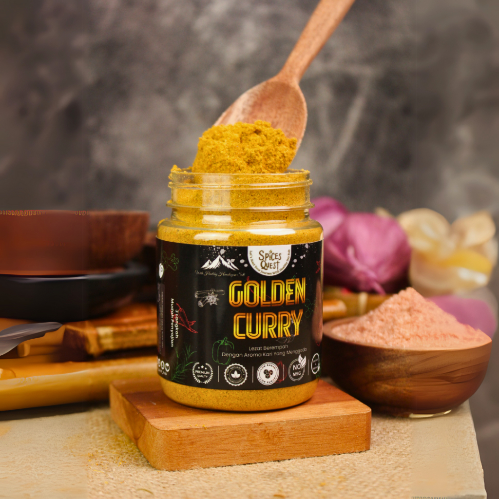 

Healthy Dry Rub Bumbu Marinasi Serbaguna Rendah Kalori Mengandung Garam Himalaya Yang Sehat Tanpa MSG by Spices Quest - Golden Curry