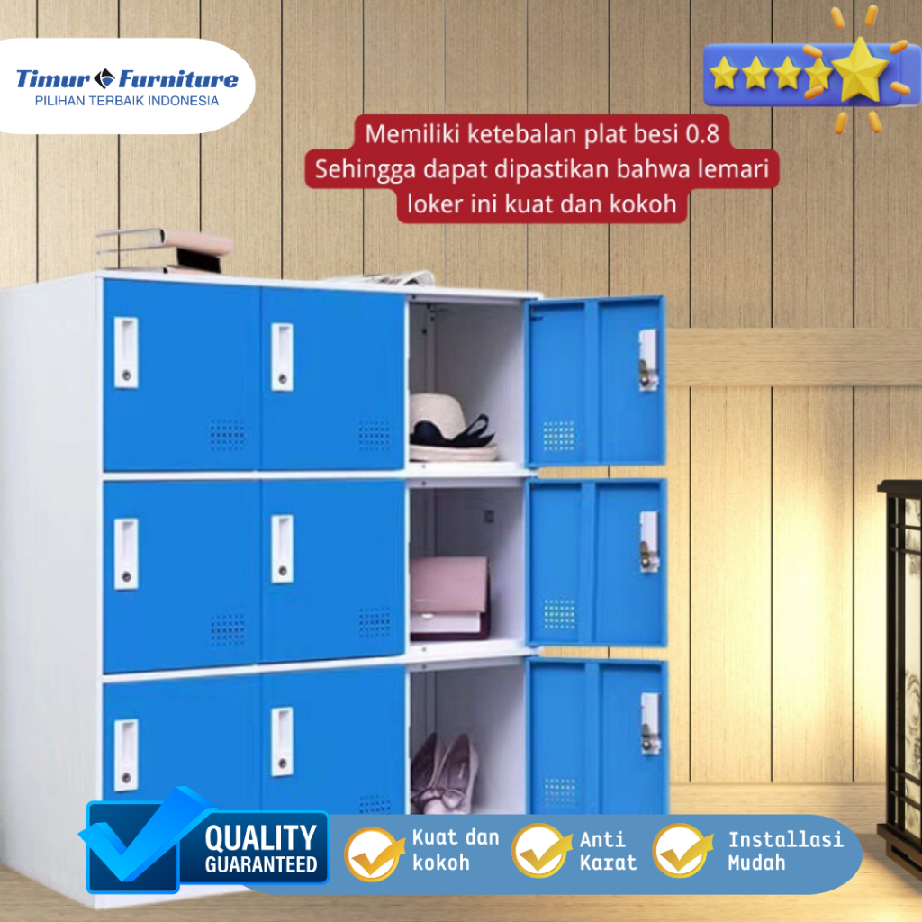 Lemari Loker Serbaguna  Lemari tas sekolah untuk ruang kelas sekolah Lemari TK