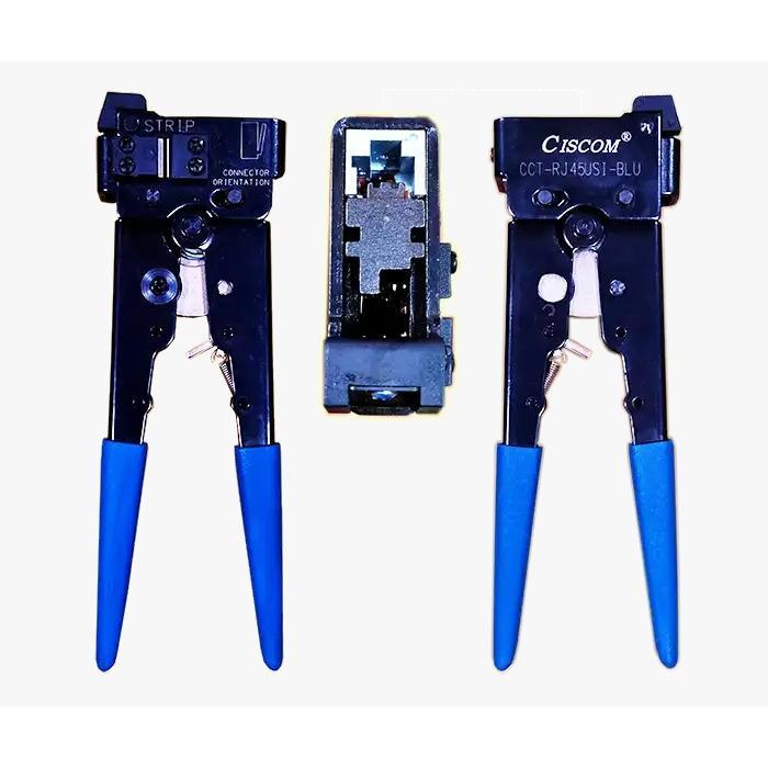 CISCOM Crimping Tool RJ45 Tang CCT-RJ45USI-BLU ( Model AMP Commscope )