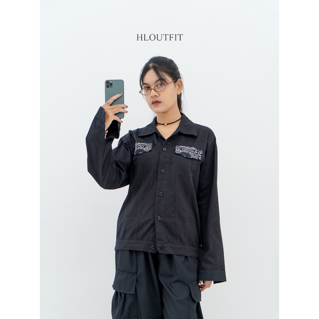 HL Kimy Bandana Pants- Celana Wanita Motif Bandana Realpict