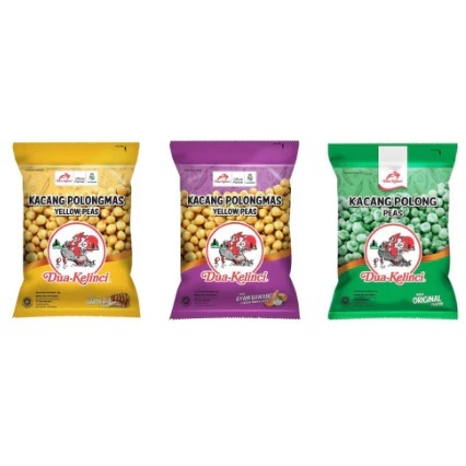 

( Perpack isi 10) Kacang Polong Dua Kelinci Renceng 10 x 14Gr