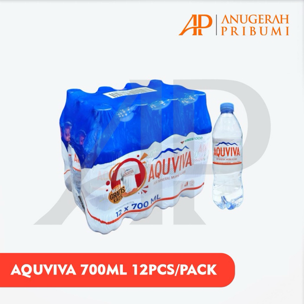 

AIR MINERAL AQUVIVA 700ML 1PACK ISI 12 BOTOL