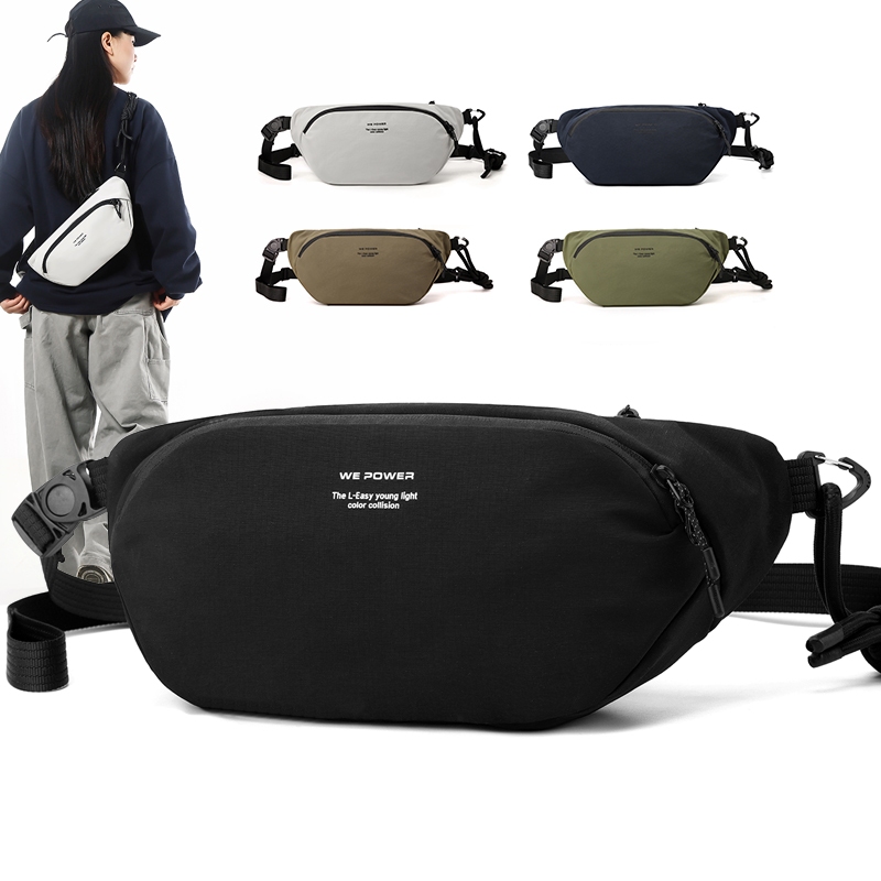 Highland Tas Selempang Pria Tas Bahu Cowok Unixes Slingbag Simple Tas Gendong Kecil Anti Air TS251