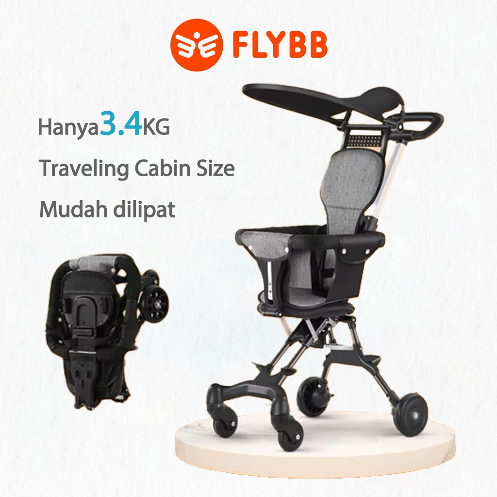 FLYBB Magic Stroller Baby 2 Way Travel Lightweight Foldable