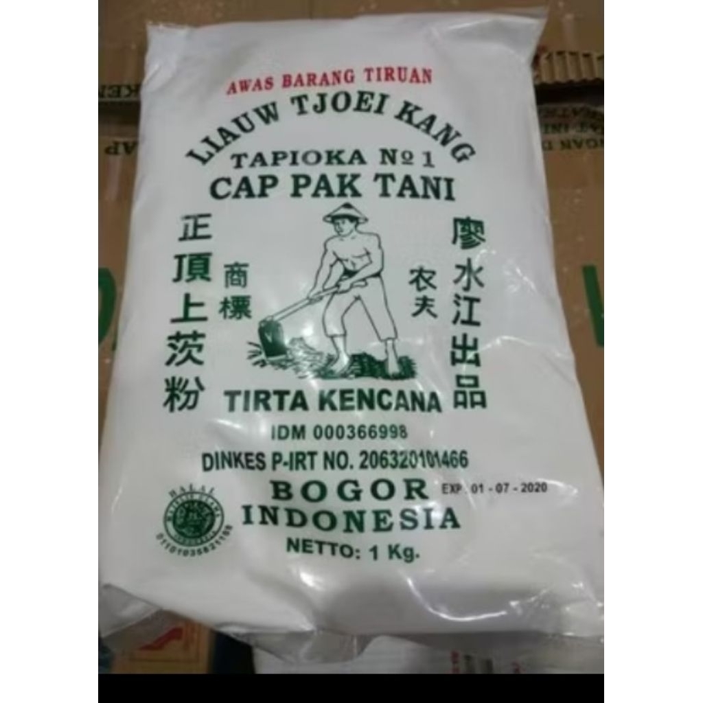 

Sagu Cap Pak Tani 1 kg LIAUW TJOEI KANG