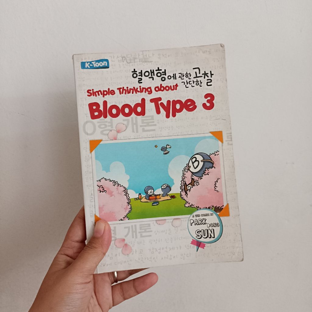 Simple Thinking About Blood Type 3 Buku Preloved