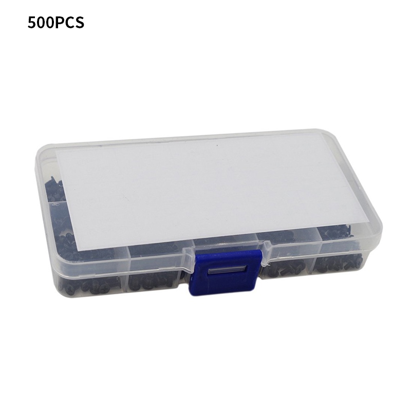500Pcs Baut Leptop Baut Kecil Laptop Sekrup Philips Mur Baut Laptop Untuk Lenovo Asus Acer Dell Hp