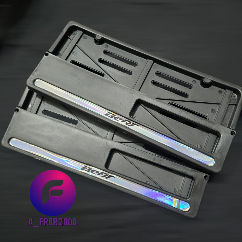 DISKON COVER PLAT NOMOR MOTOR LIST HOLOGRAM BEAT / DUDUKAN PLAT NOMOR MOTOR BEAT HARGA TERMURAH