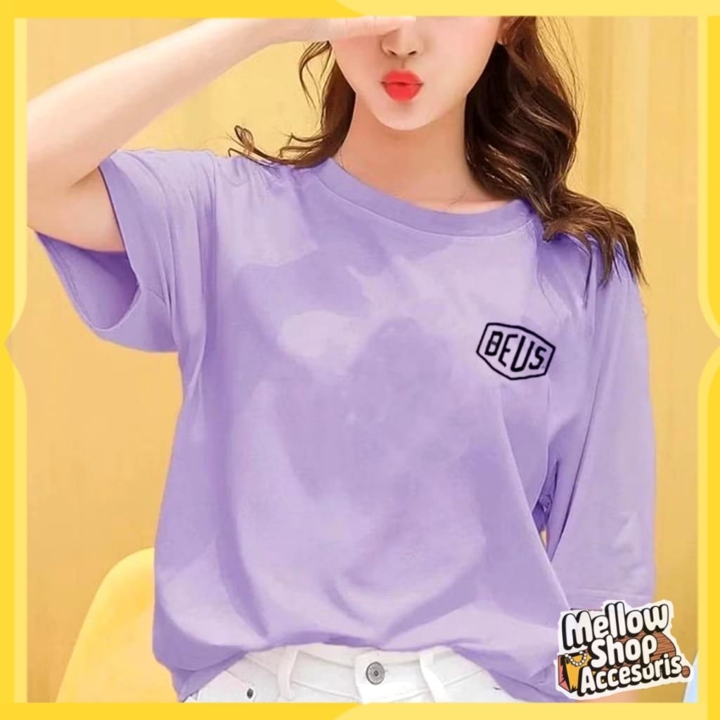[Mellow] Baju atasan kaos wanita original KAOS DEUS - BEUS TSHIRT DEUS - TUMBLR