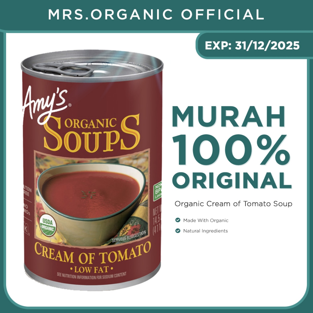 

Amy`S Organic Cream Of Tomato Soup 411 Gr