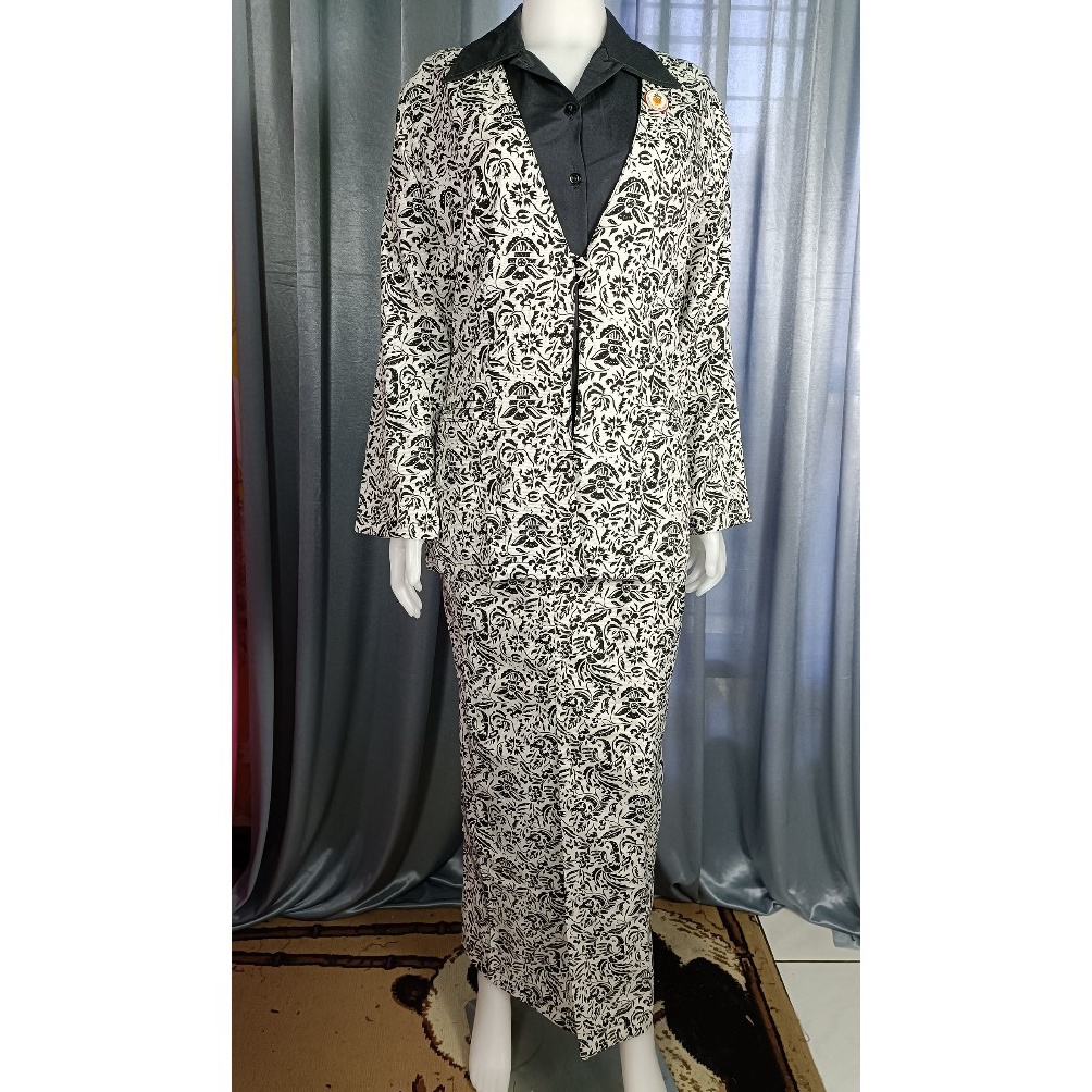 KODE H43Y Seragam IBI Lapangan Sudah Dijahit Pembelian Terpisah Bahan Sanwos Batik