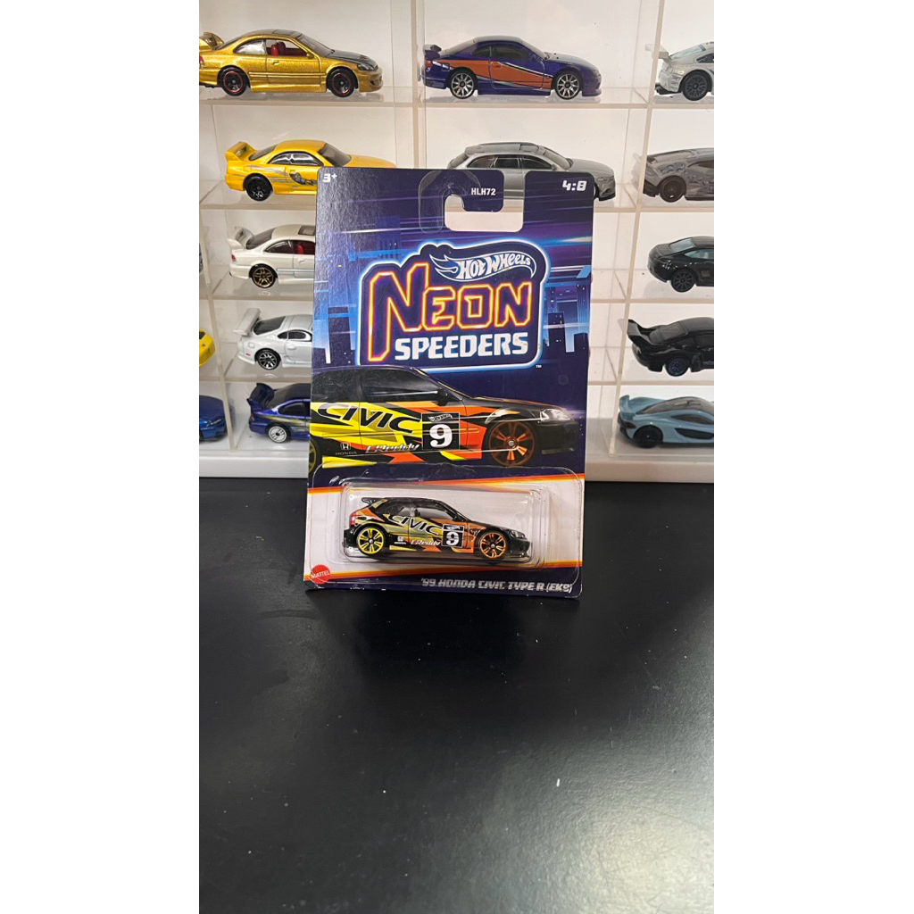 Hotwheels Honda Civic Neon Speeders