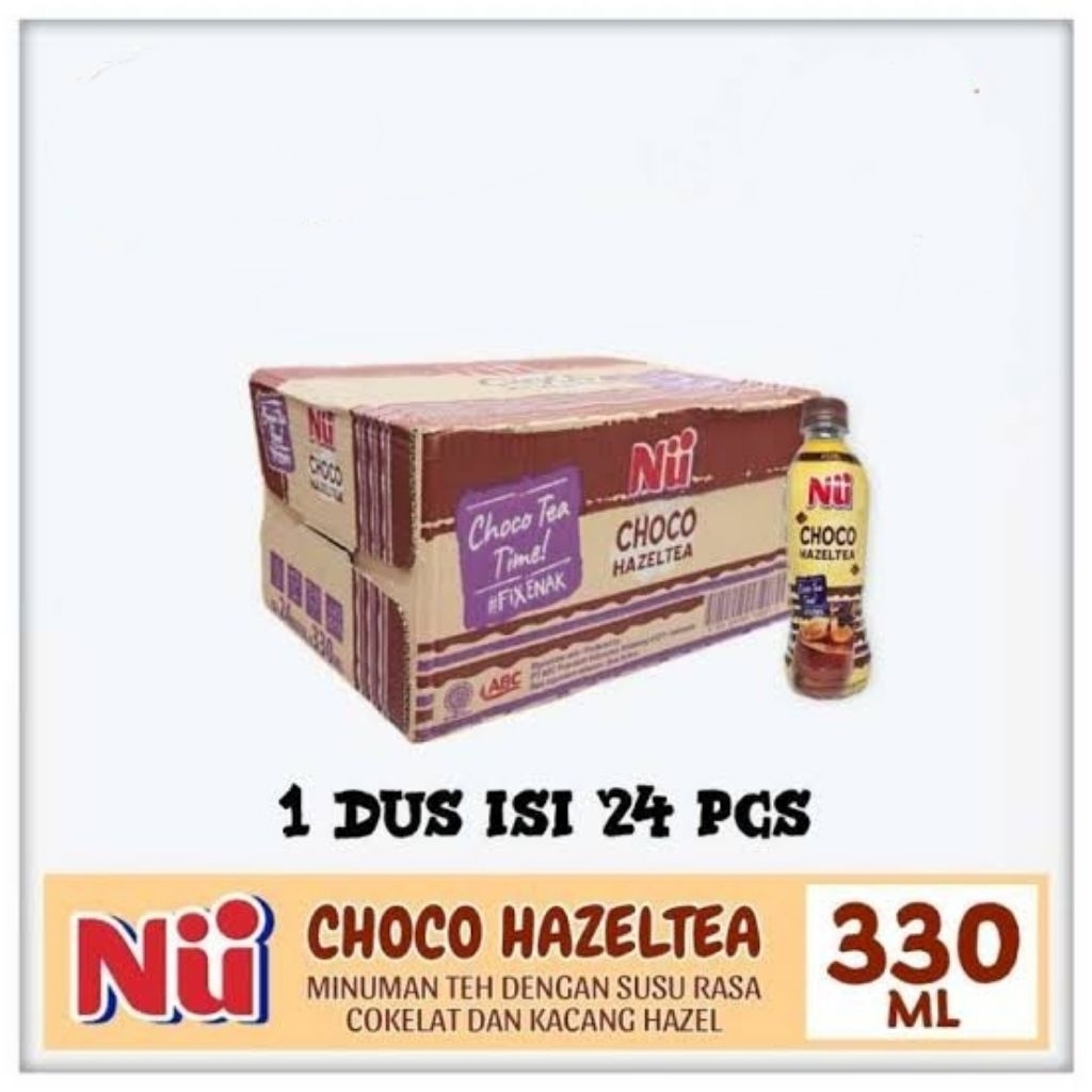 

[ISI 24/1Karton] NU Milk Tea/Teh Tarik/Choco Hazelnut 330 mL 1 Karton