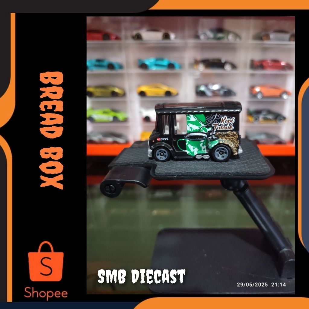 HOT WHEELS BREAD BOX KOPI TUBRUK PTMI CULINARY CARS FROM GIFT PACK LOS (REGULER)