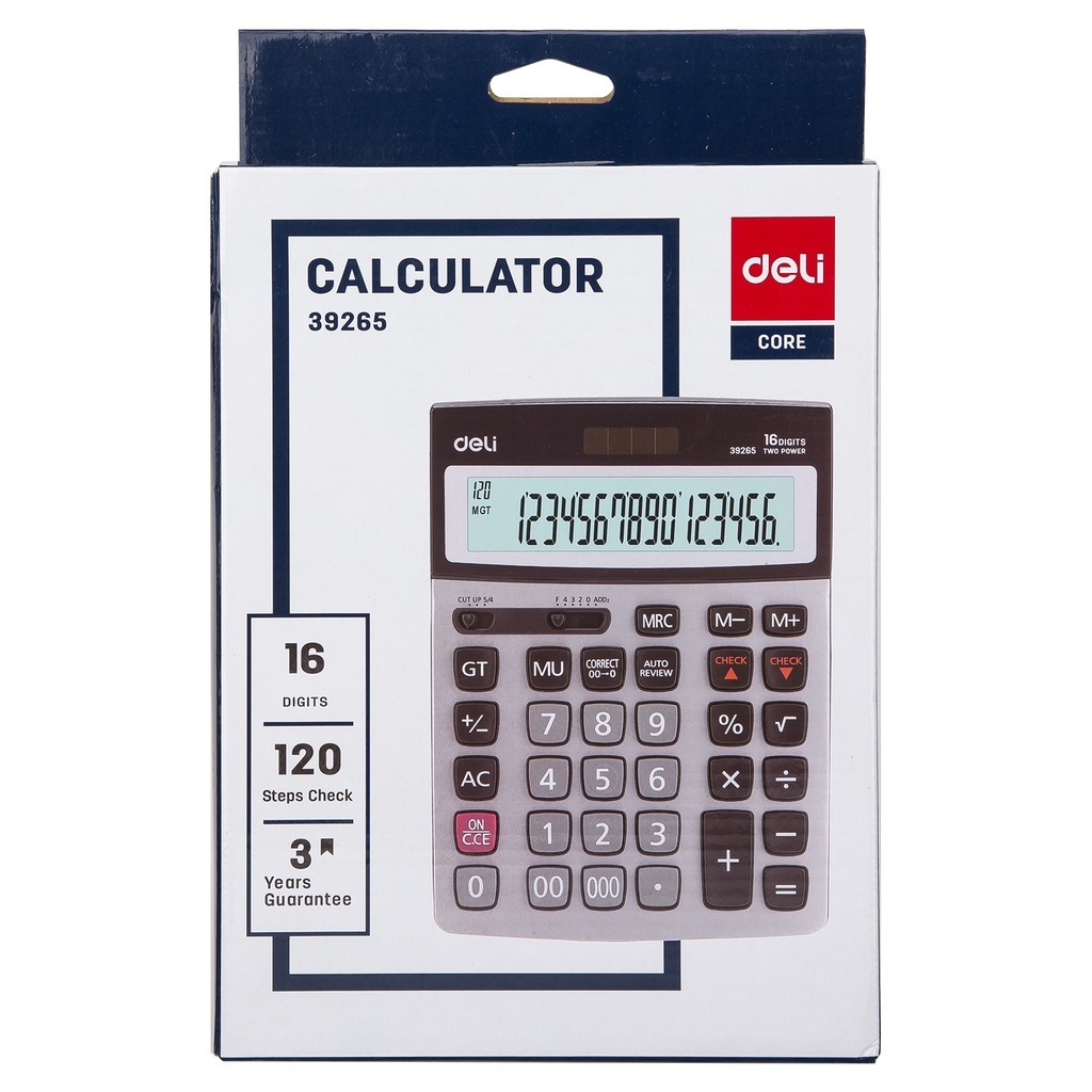 

Deli Calculator Core 39265 16 Digits
