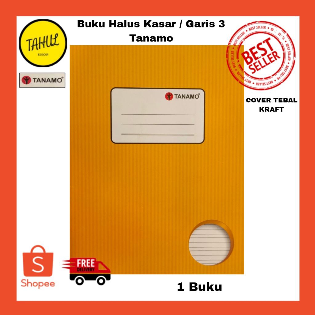 

1 Buku !!! Buku tulis Halus kasar / Garis 3 Tanamo 38 Lembar Motif Kraft buku tulis murah kualitas bagus buku tulis ukuran kwarto buku tulis ukuran A5