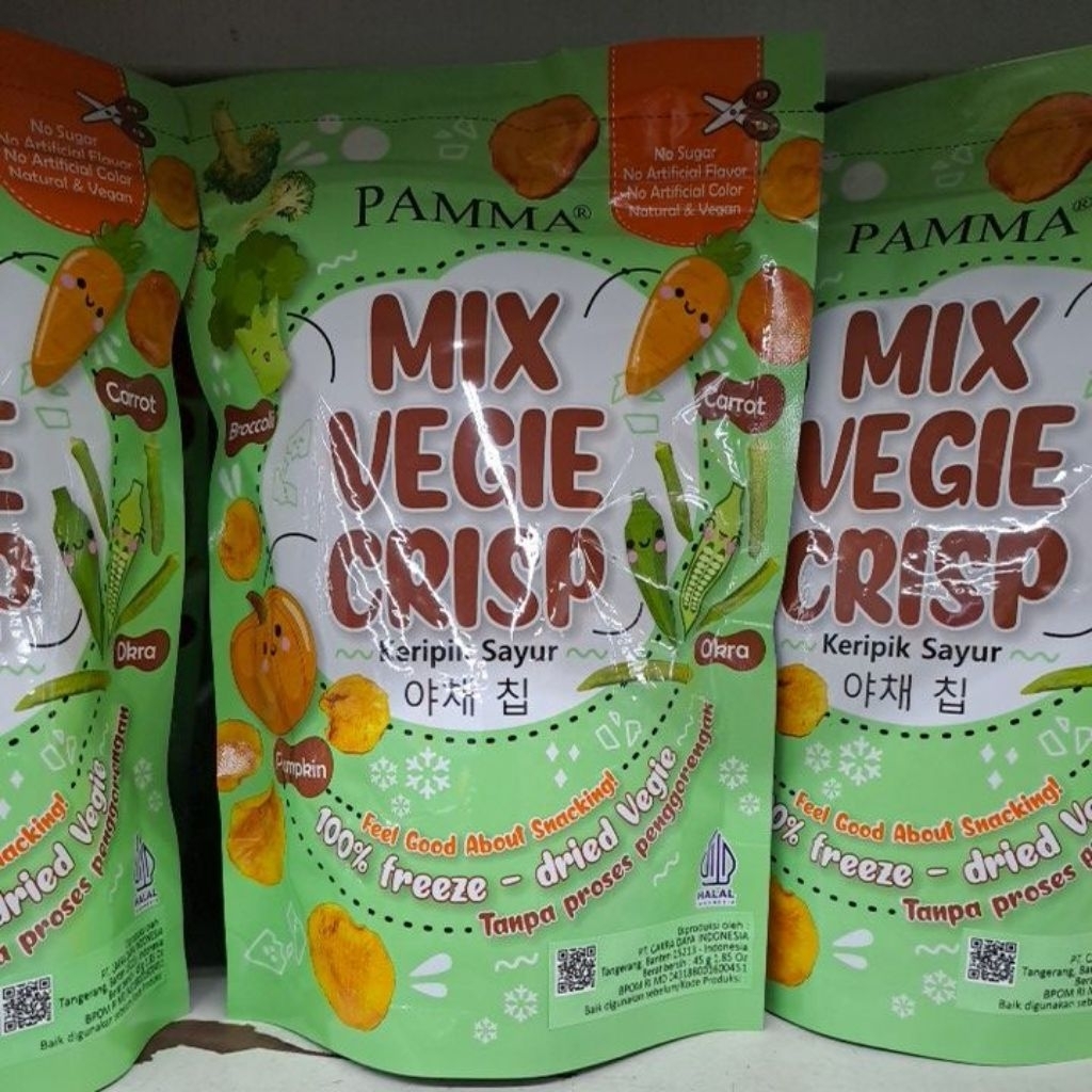 

Pamma Keripik Sayur Mux Vegie Crips 45 gr
